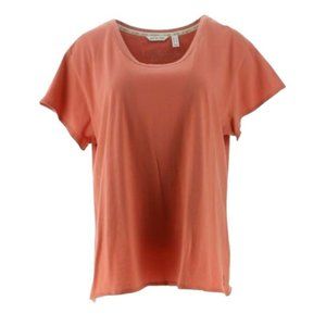 Peace Love World Mia U-Neck Short-Sleeve Tee 5686